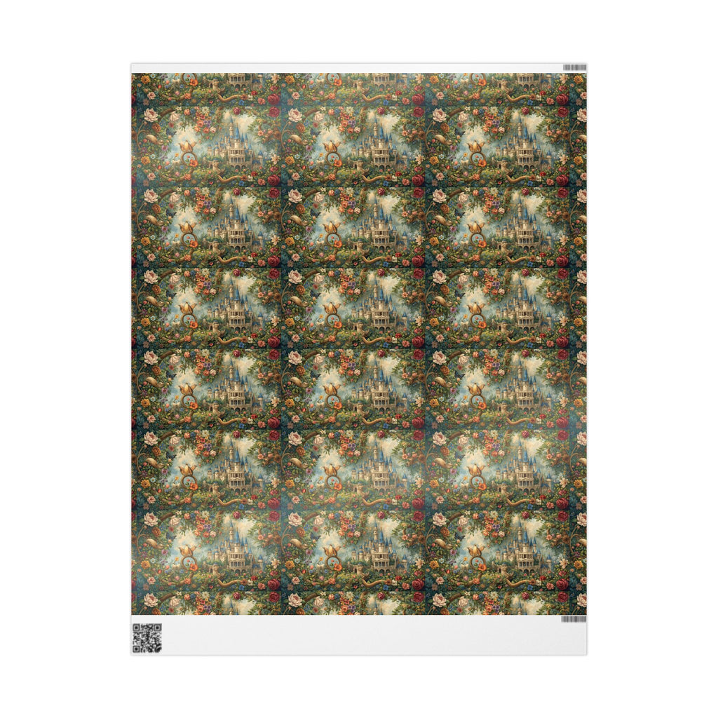 Charming Floral Wrapping Paper Rolls, Gift Wrap for Birthdays, Holidays, Celebrations, Eco-Friendly, Decorative Paper for All Occasions