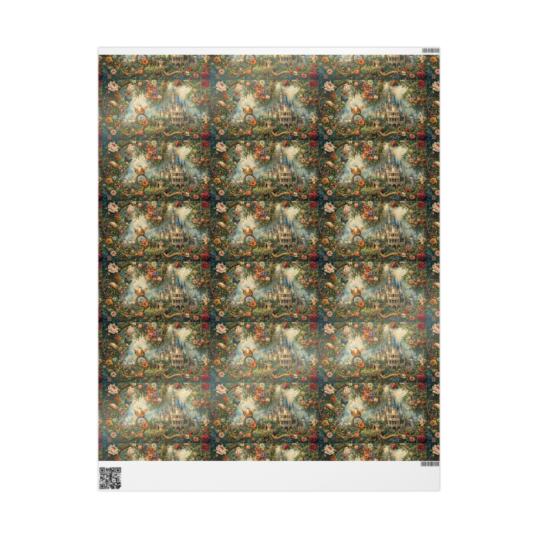 Charming Floral Wrapping Paper Rolls, Gift Wrap for Birthdays, Holidays, Celebrations, Eco-Friendly, Decorative Paper for All Occasions