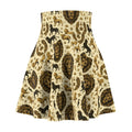 Lion Print Women's Skater Skirt, Cute Flowy Skirt, Summer Outfit, Animal Lover Gift, Festival Wear, Boho Style