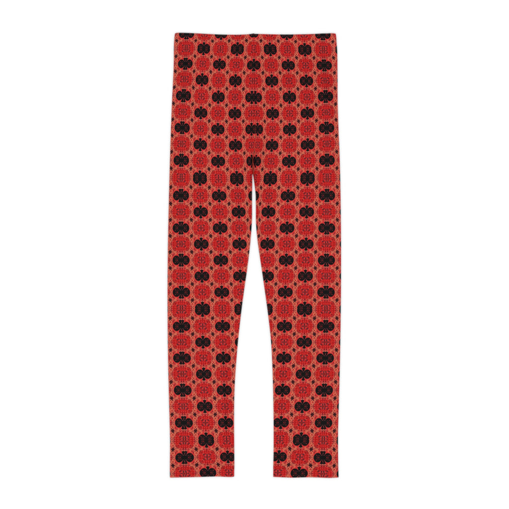 Vibrant Floral Kids Leggings, Stylish Activewear for Girls, Comfortable Playtime Pants, Gift for Birthday, Everyday Fashion