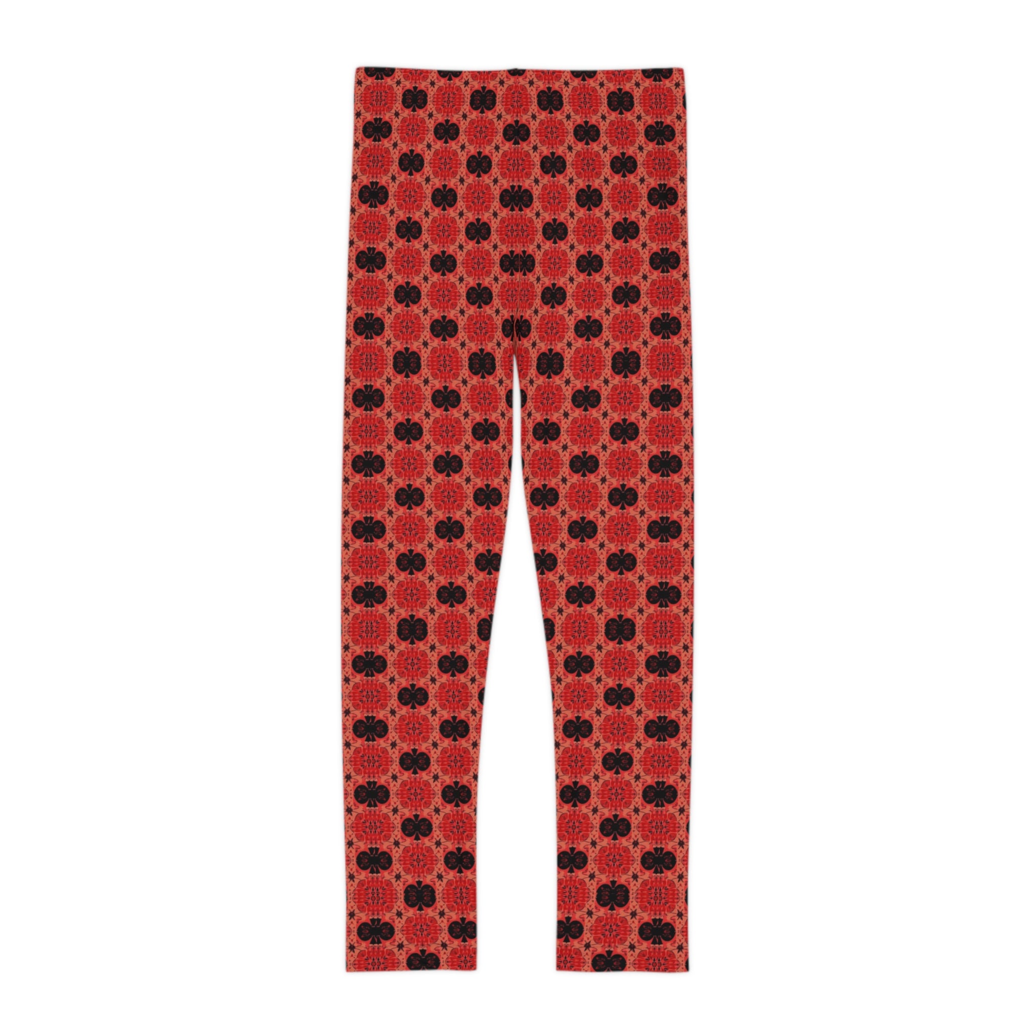 Vibrant Floral Kids Leggings, Stylish Activewear for Girls, Comfortable Playtime Pants, Gift for Birthday, Everyday Fashion