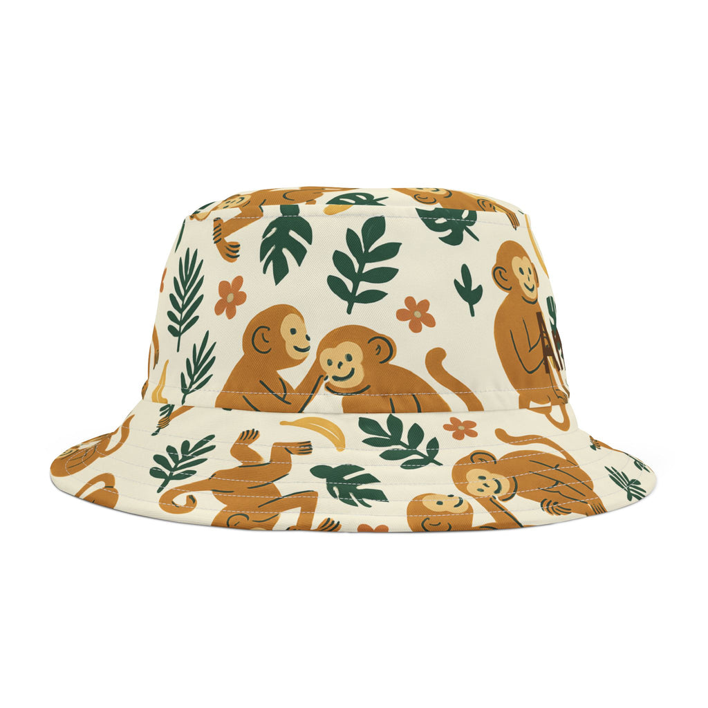 Monkey Business Bucket Hat - Fun Summer Accessory for Animal Lovers, Perfect Gift for Kids and Adults, Unique Fashion Statement, [...]