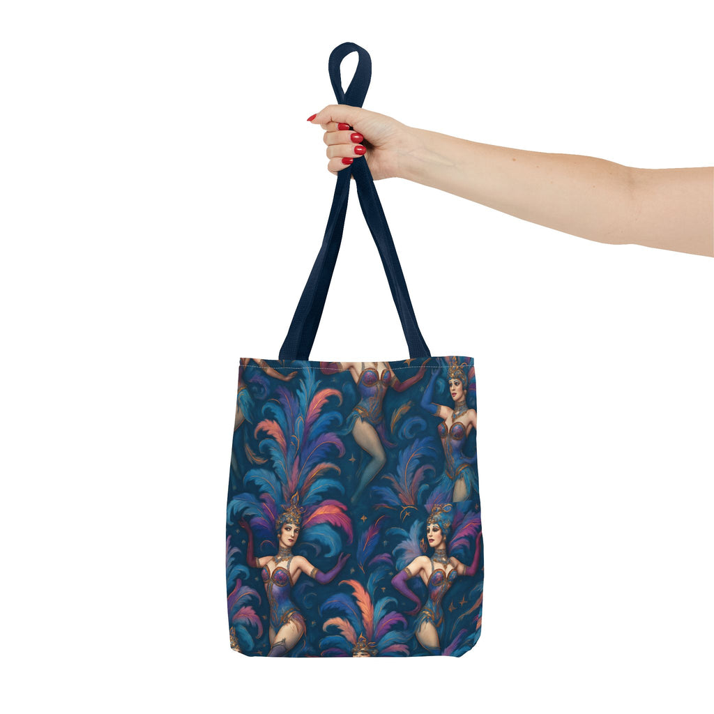 Showgirl Print Tote Bag - Unique Handbag for Fashionistas, Stylish Carryall, Trendy Shoulder Purse, Fashion Week Accessory, Chic Shopping
