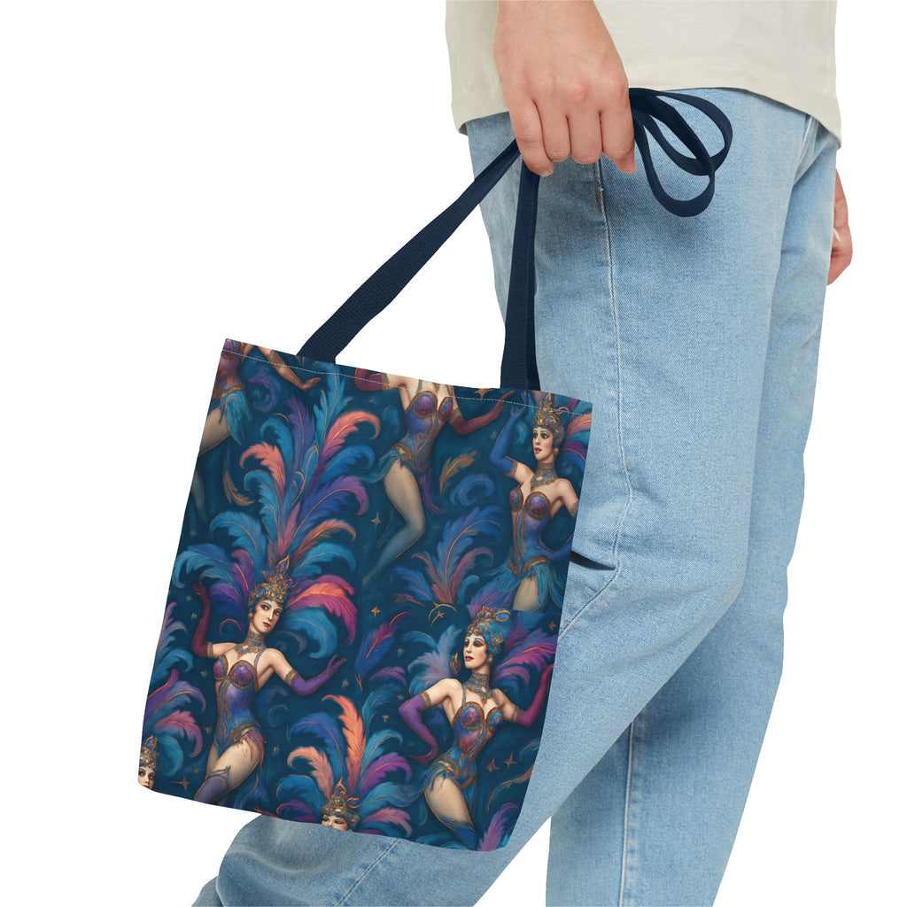 Showgirl Print Tote Bag - Unique Handbag for Fashionistas, Stylish Carryall, Trendy Shoulder Purse, Fashion Week Accessory, Chic Shopping