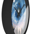 Celestial Landscape Wall Clock - Inspirational Night Sky Decor