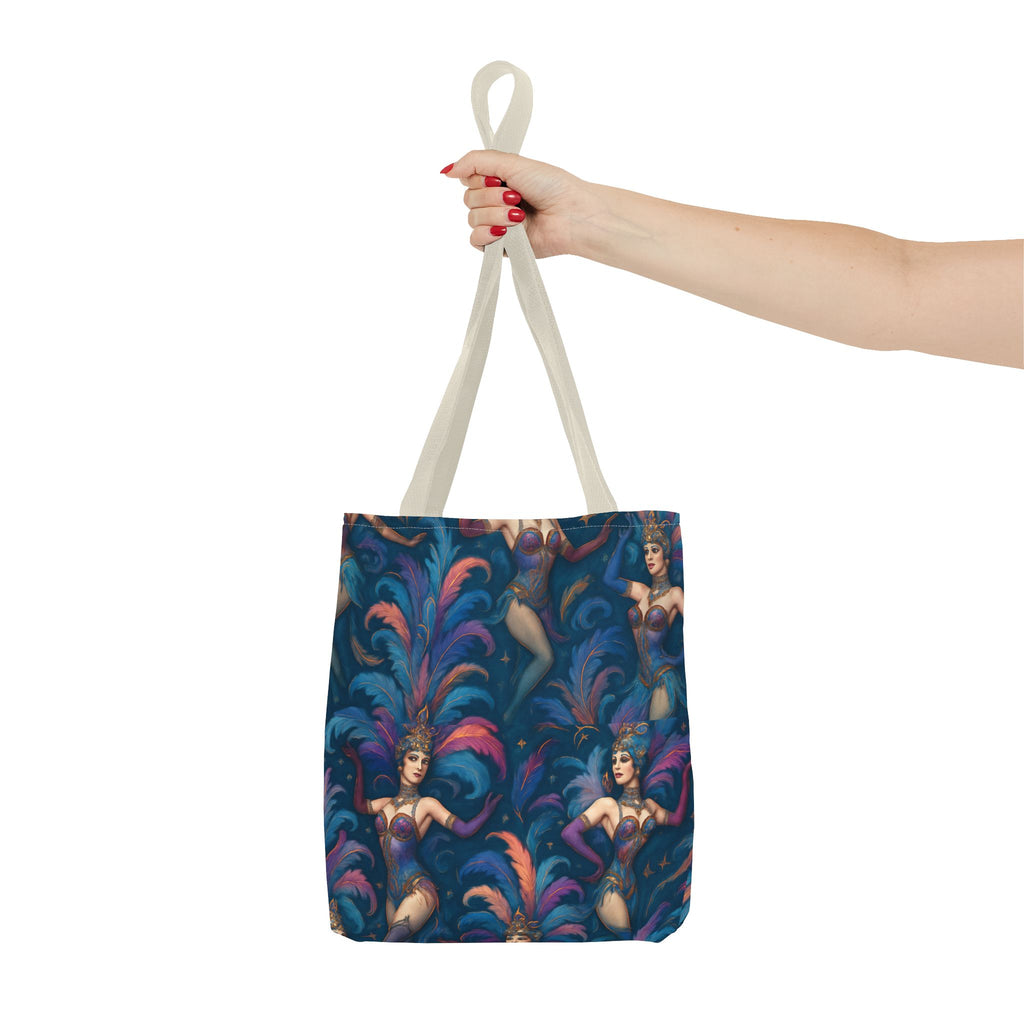 Showgirl Print Tote Bag - Unique Handbag for Fashionistas, Stylish Carryall, Trendy Shoulder Purse, Fashion Week Accessory, Chic Shopping