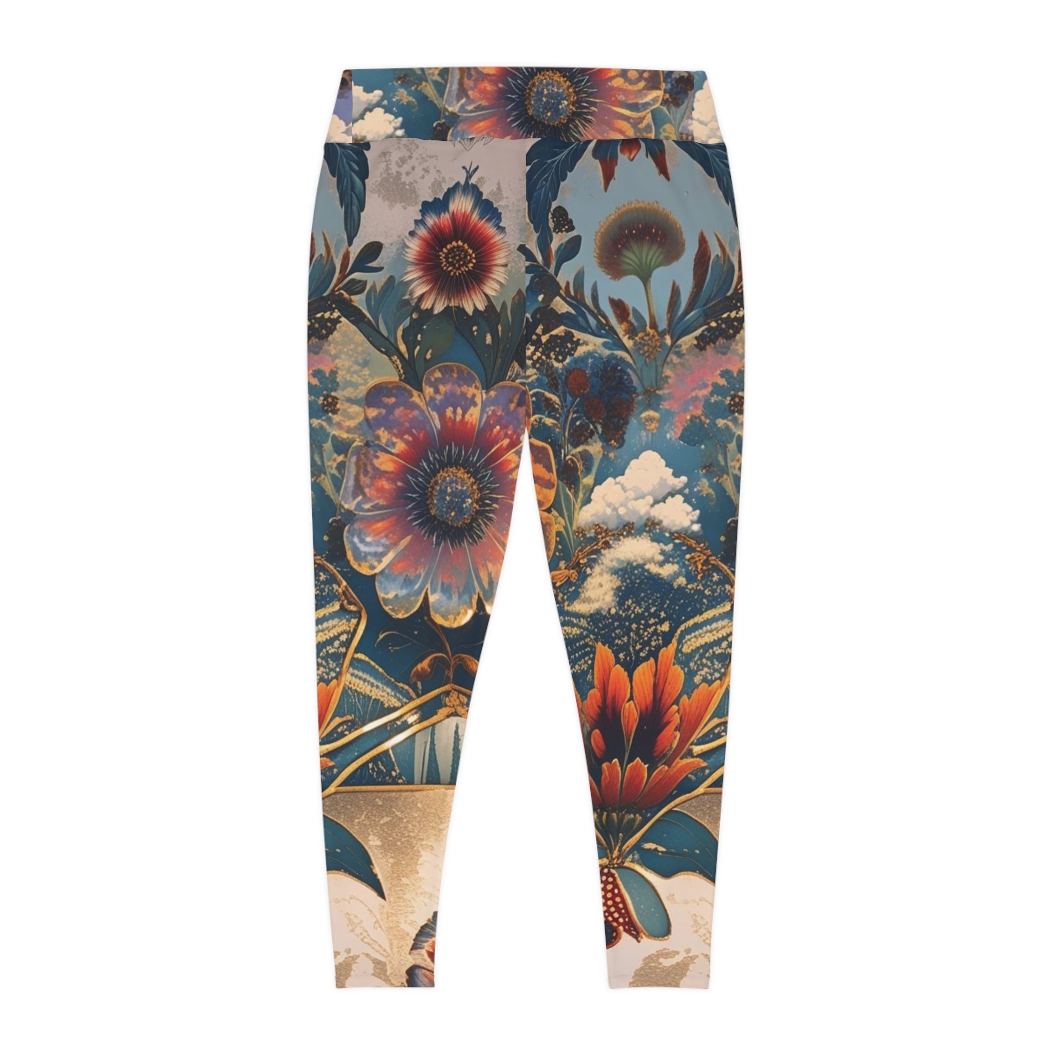 Bohemian Floral Plus Size Leggings, Comfortable Activewear for Women, Unique AOP Print, Yoga & Athleisure Leggings, Perfect for Casual [...]