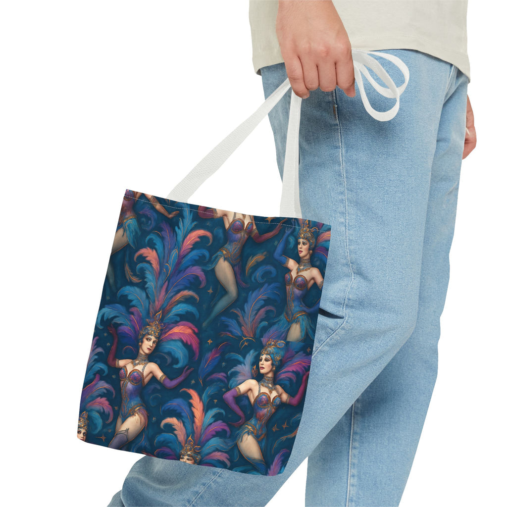 Showgirl Print Tote Bag - Unique Handbag for Fashionistas, Stylish Carryall, Trendy Shoulder Purse, Fashion Week Accessory, Chic Shopping