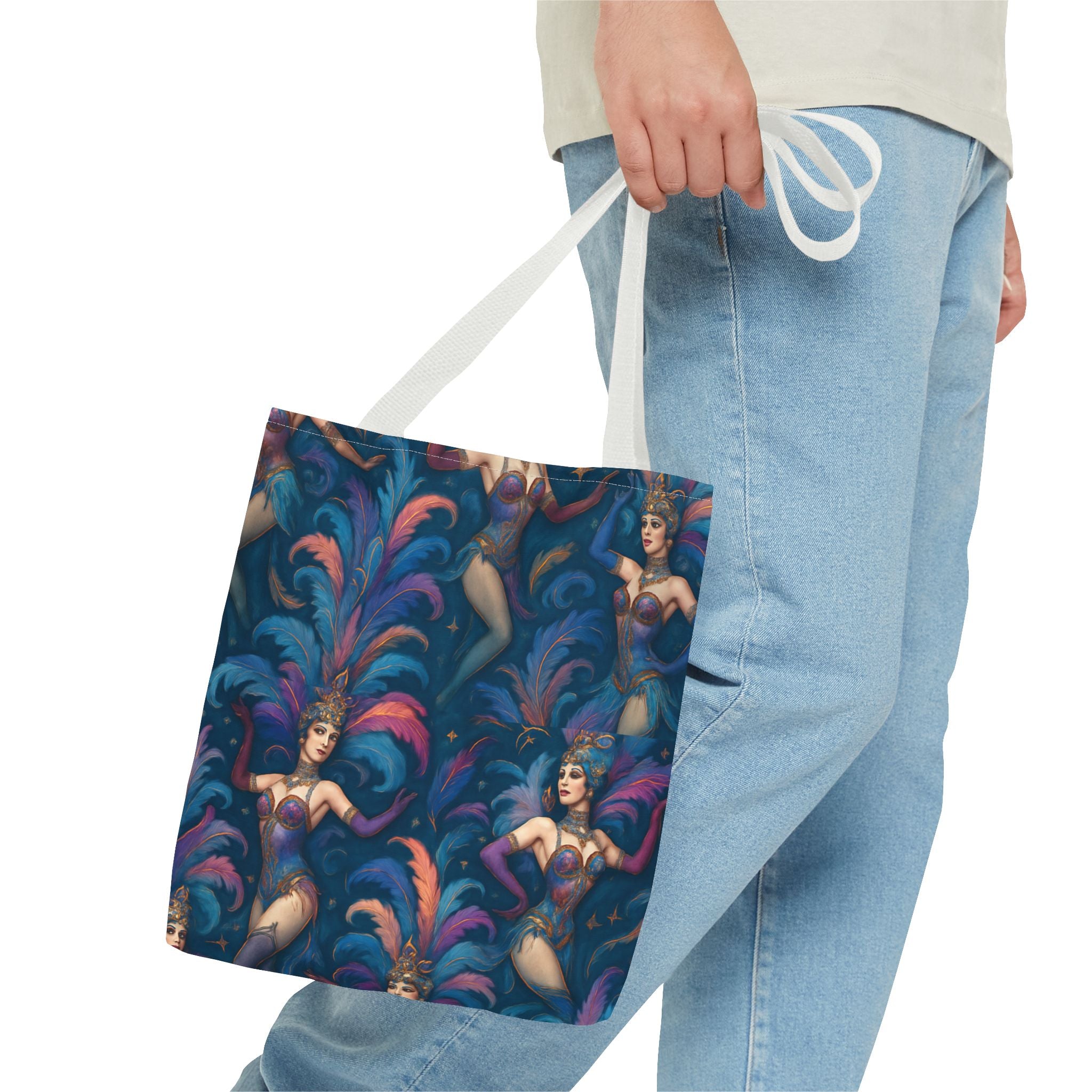 Showgirl Print Tote Bag - Unique Handbag for Fashionistas, Stylish Carryall, Trendy Shoulder Purse, Fashion Week Accessory, Chic Shopping