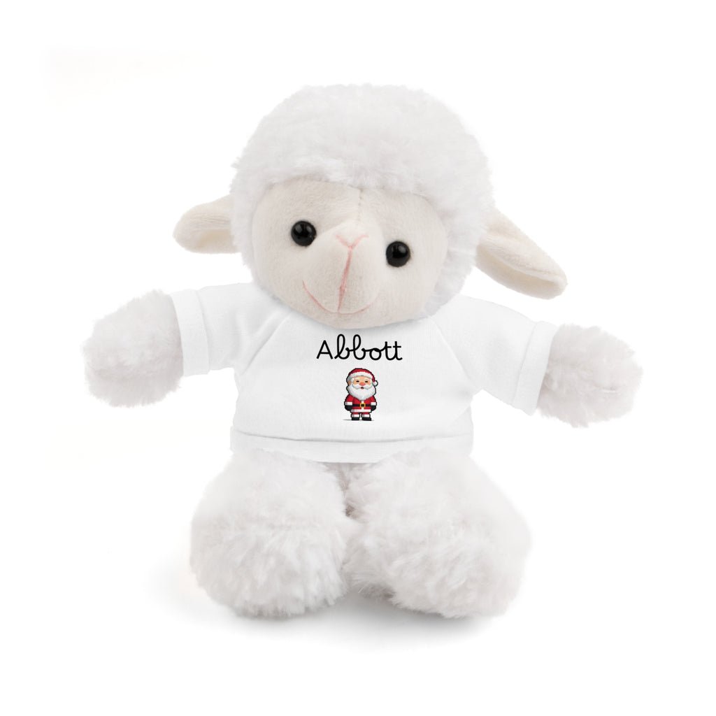 Personalized Tees on Stuffed Animals, Cute Gift for Kids, Birthday, Holidays, Plush Toy, Custom Bear
