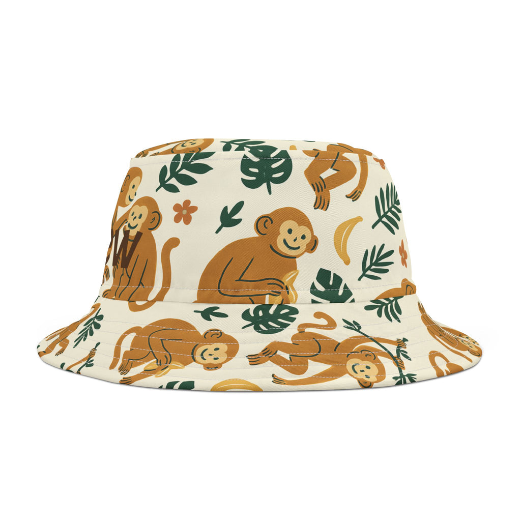 Monkey Business Bucket Hat - Fun Summer Accessory for Animal Lovers, Perfect Gift for Kids and Adults, Unique Fashion Statement, [...]