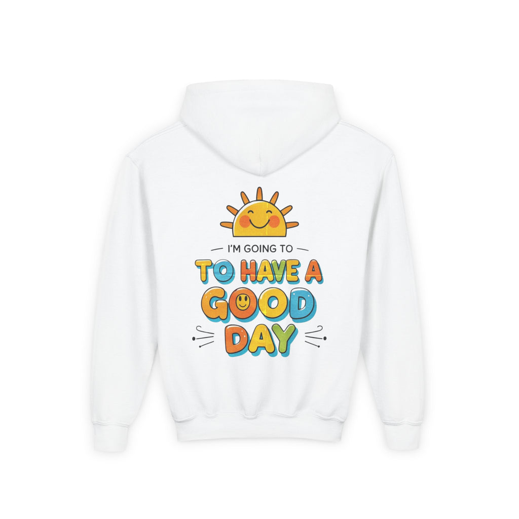 Smiley Face Youth Hoodie - Custom Name Sweatshirt, Inspirational Kids Apparel, Perfect for Birthdays, Back to School, Fun Gifts, [...]