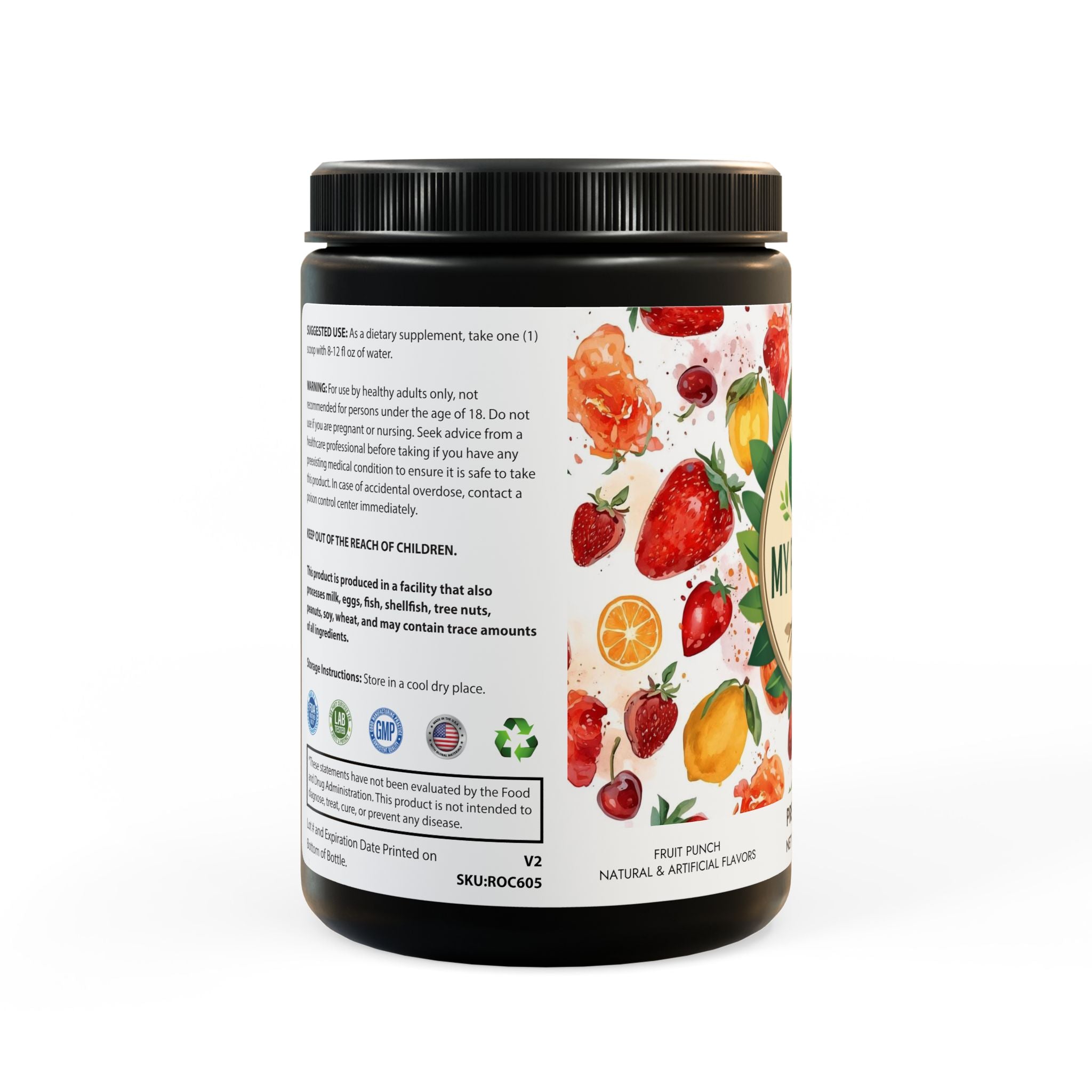 Pre-Workout Supplement, Fruit Punch (204g, 7.1oz)