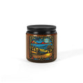 Nature-Inspired Scented Soy Candle | Amber Jar | Aromatherapy, Home Decor, Gift for Her, Self-Care, Eco-Friendly