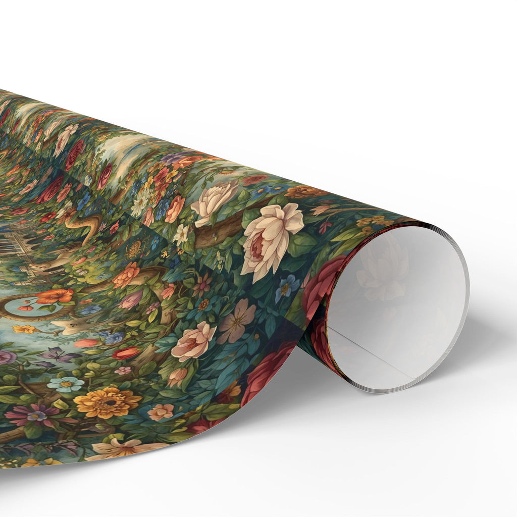 Charming Floral Wrapping Paper Rolls, Gift Wrap for Birthdays, Holidays, Celebrations, Eco-Friendly, Decorative Paper for All Occasions