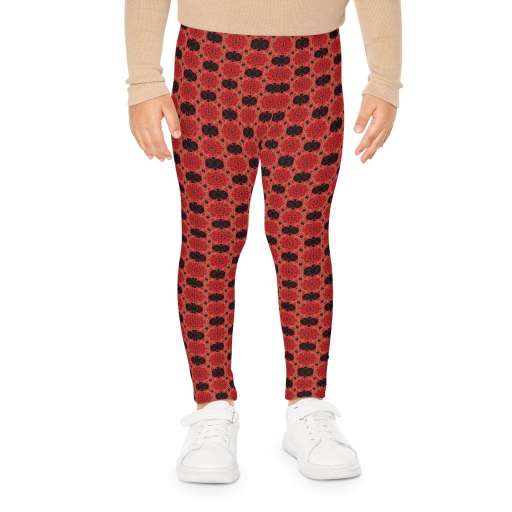 Vibrant Floral Kids Leggings, Stylish Activewear for Girls, Comfortable Playtime Pants, Gift for Birthday, Everyday Fashion