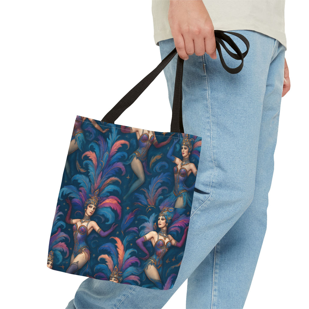 Showgirl Print Tote Bag - Unique Handbag for Fashionistas, Stylish Carryall, Trendy Shoulder Purse, Fashion Week Accessory, Chic Shopping
