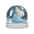 Snow Globe, Winter Decoration, Snow Queen Gift, Princess Ornament, Christmas Home Decor