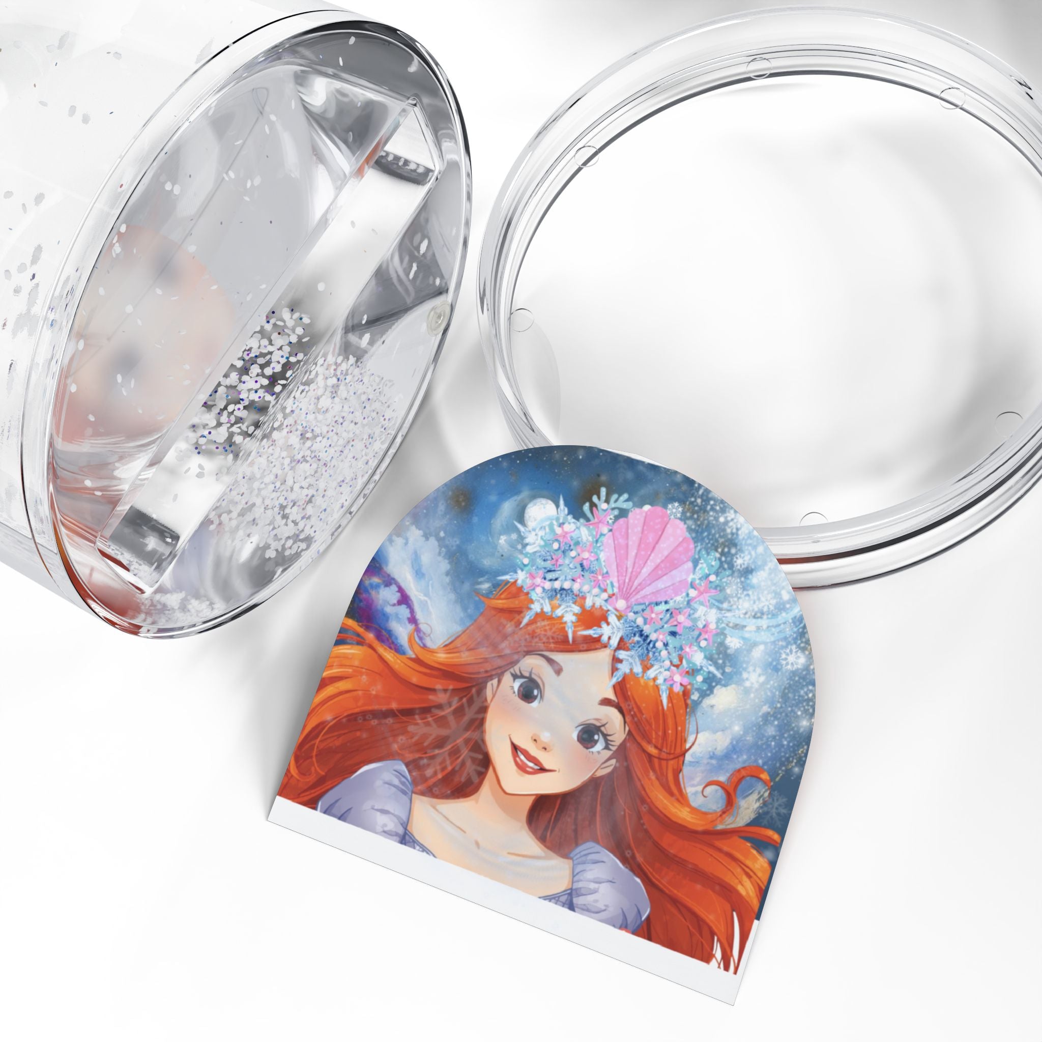 Sea Princess-Themed Snow Globe