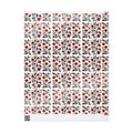 Wrapping Papers - Rose Black and White Classic Pattern, Gift Wrap, Floral Design, Wedding Gift Decor, Holiday Present Packaging