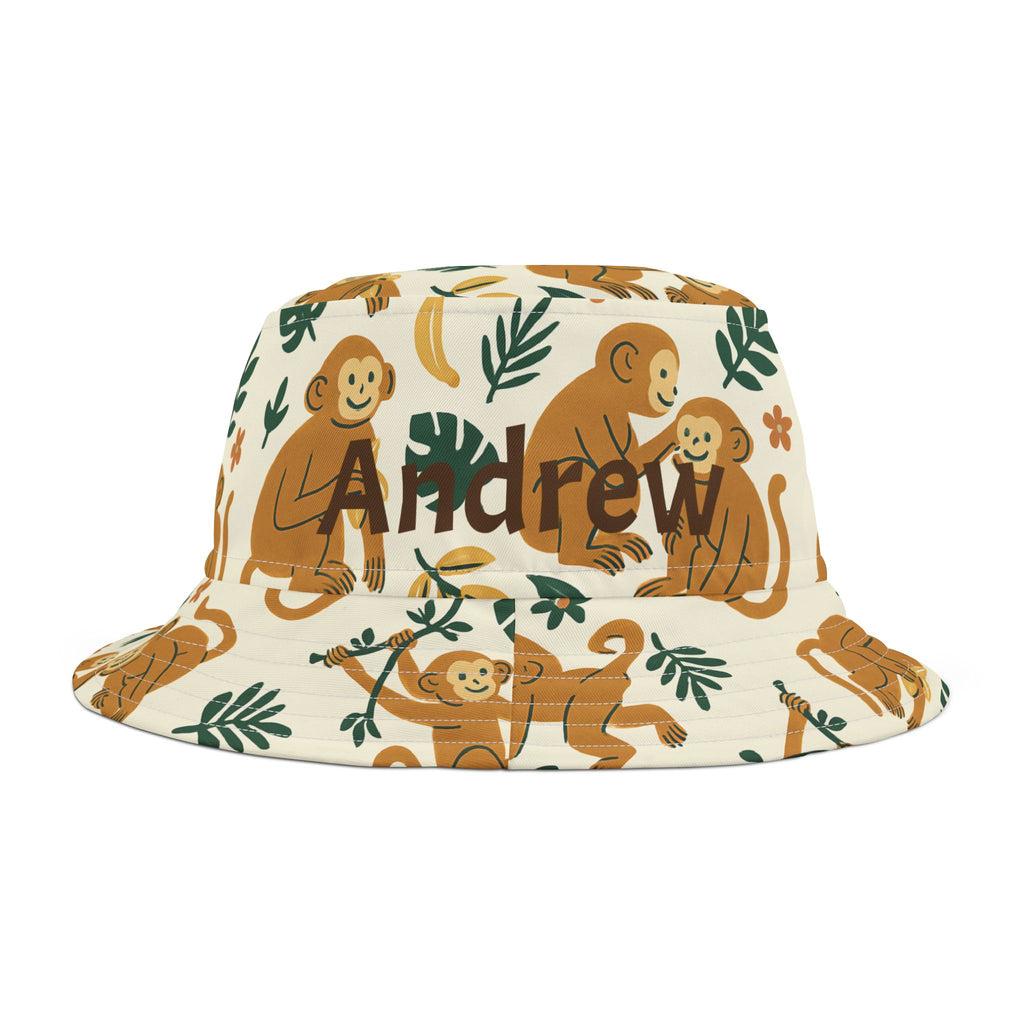 Monkey Business Bucket Hat - Fun Summer Accessory for Animal Lovers, Perfect Gift for Kids and Adults, Unique Fashion Statement, [...]