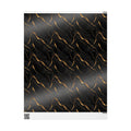 Elegant Black and Gold Wrapping Paper Roll, Luxury Gift Wrap for Christmas, Birthdays, Weddings, and Special Occasions