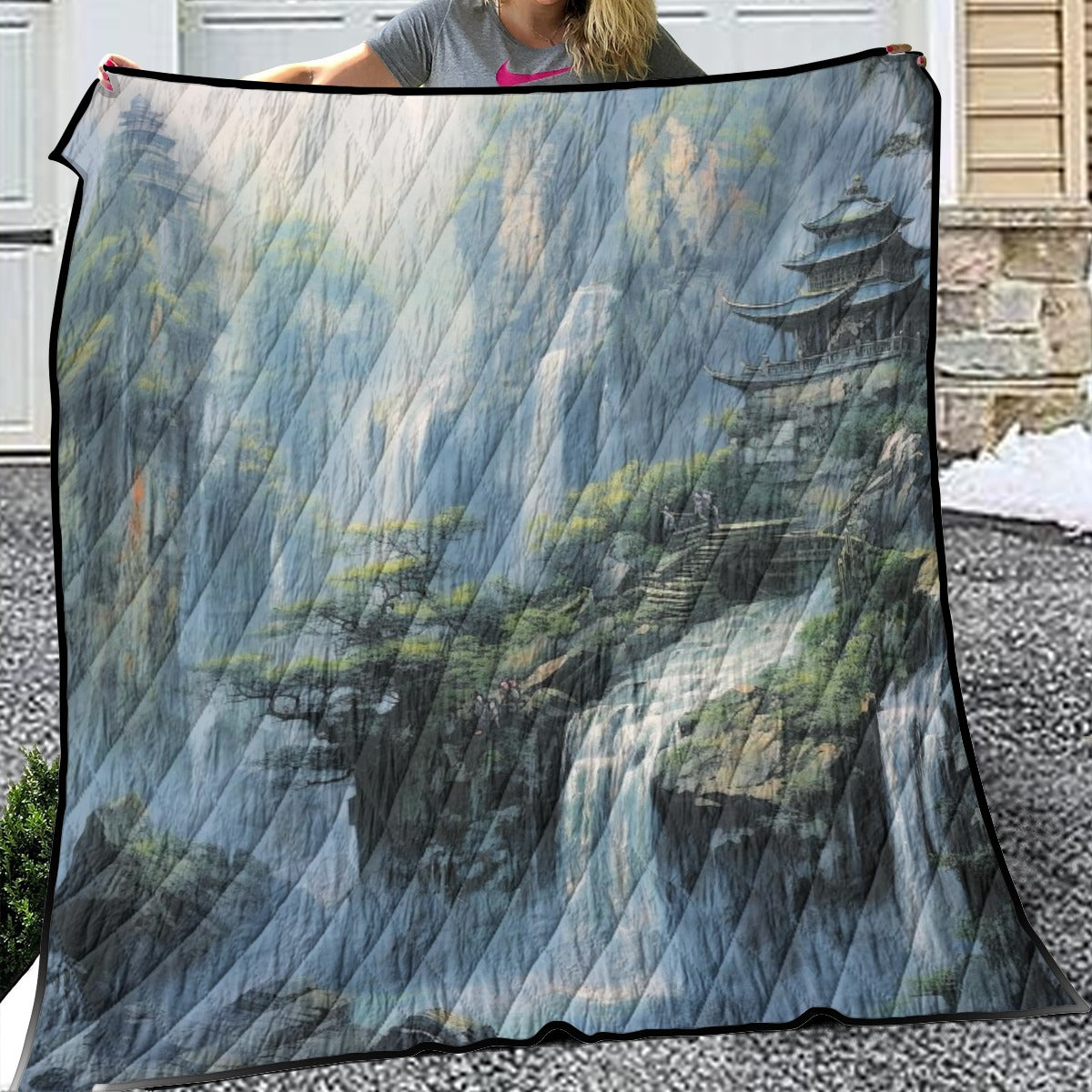 Waterfall Paradise Escape Quilt