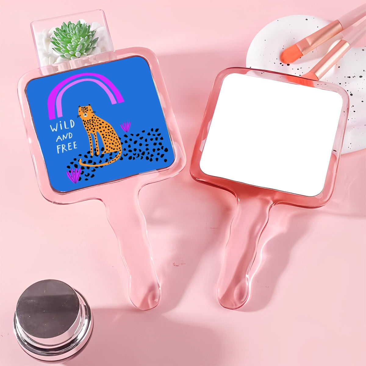 Wild And Free Handheld Mirror