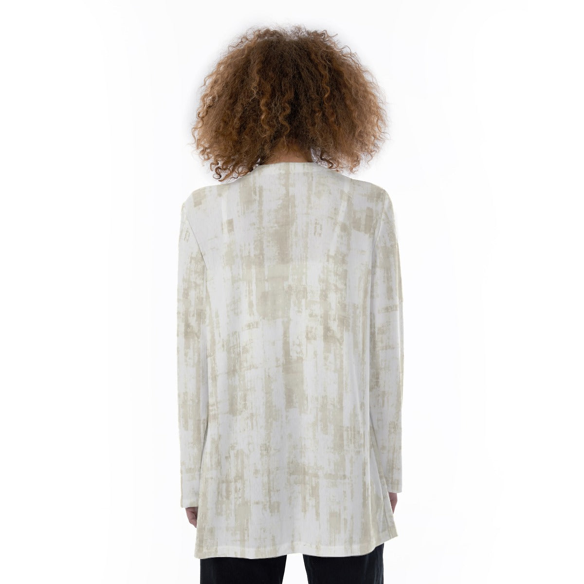 Classic White Design All-Over Print Women's Cover With Pocket