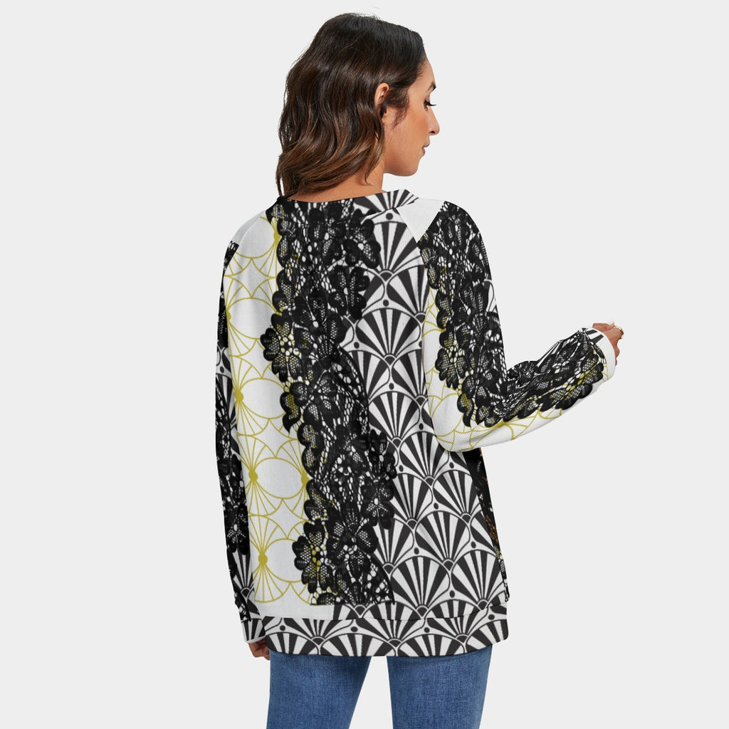 Fashionista V-Neck Sweatshirt