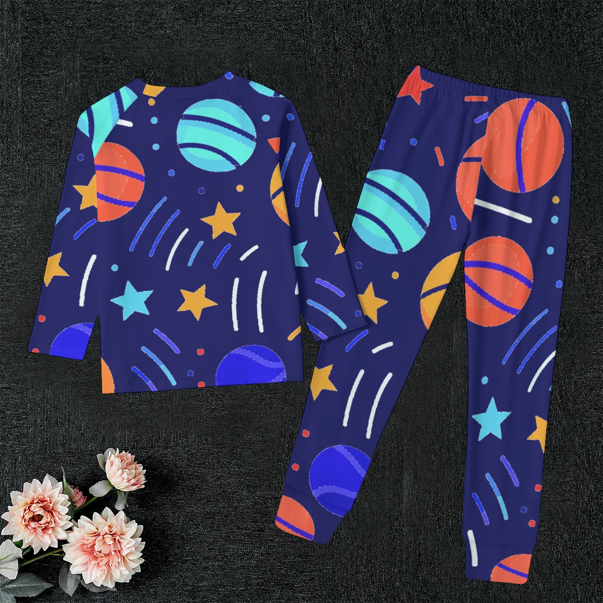 Bright Basketball Kid's Sleep Pajamas