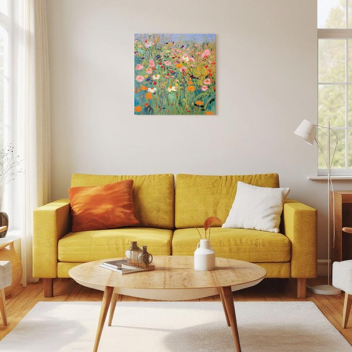 Impressionist Blooms Canvas Wall Art