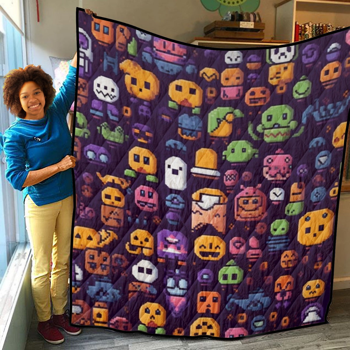 Video Game Halloween Adventure Quilt