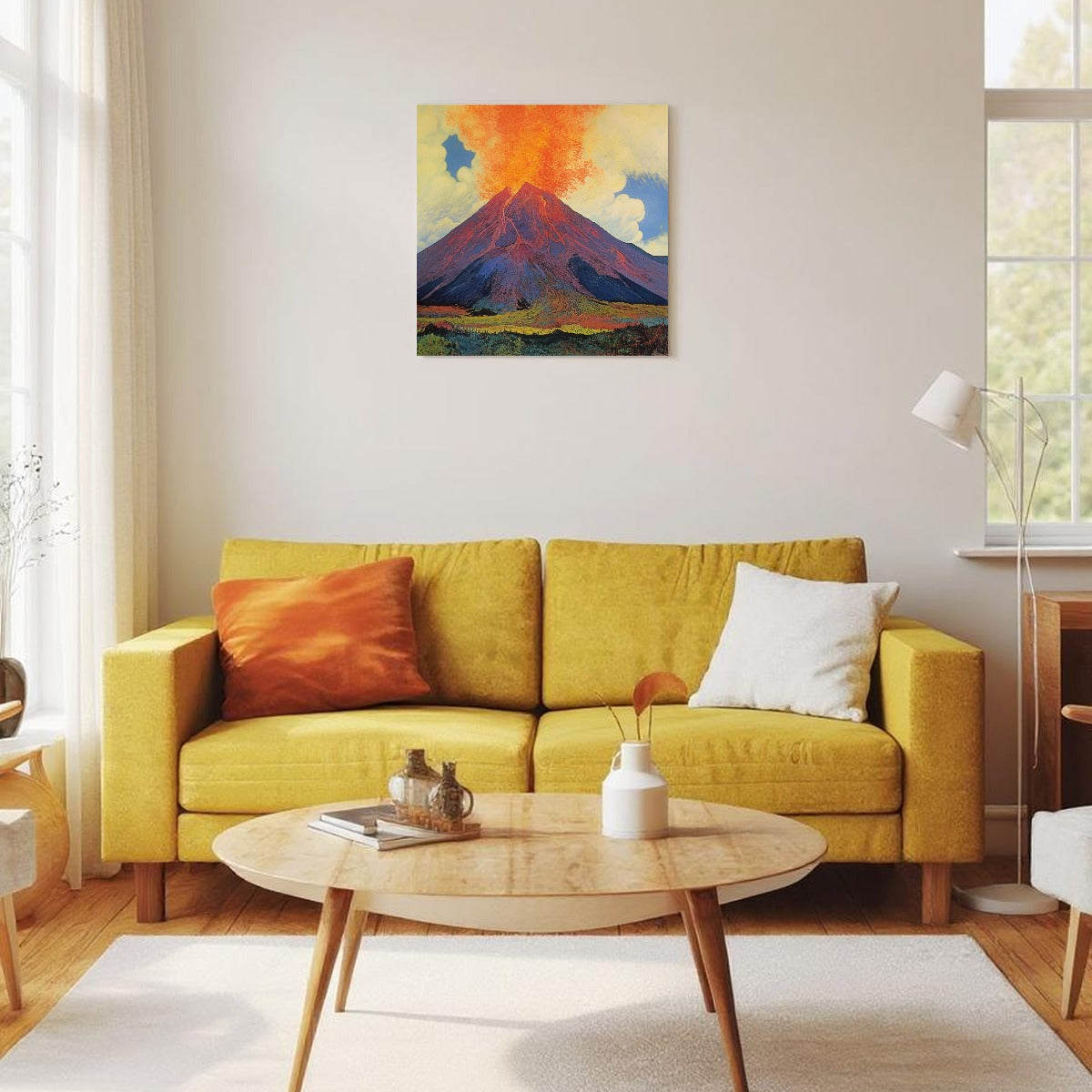 Volcanic Majesty Canvas Wall Art
