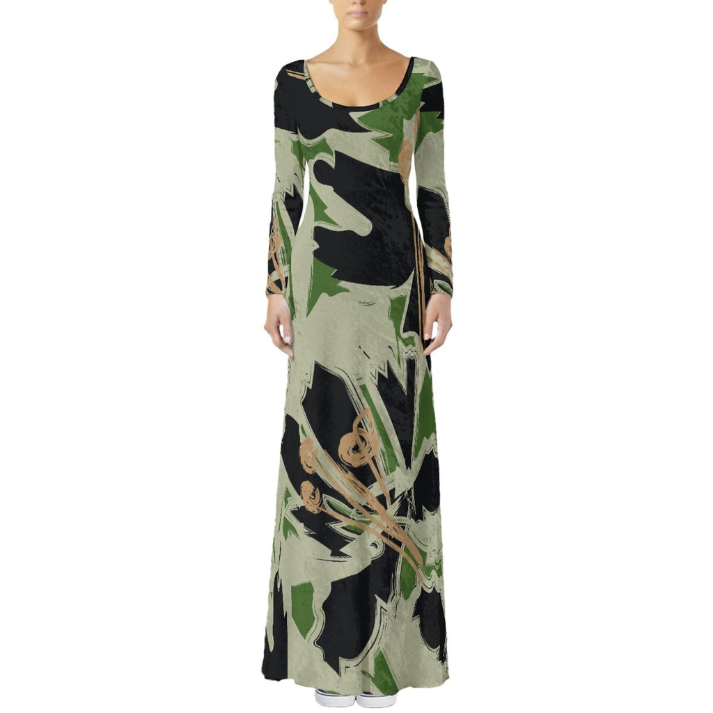 Celestial Beauty Velvet Maxi Dress