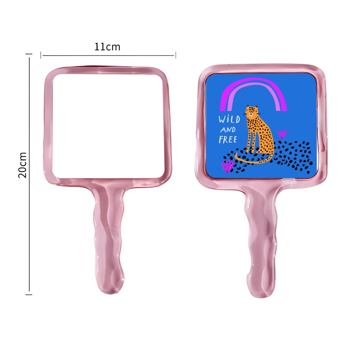 Wild And Free Handheld Mirror