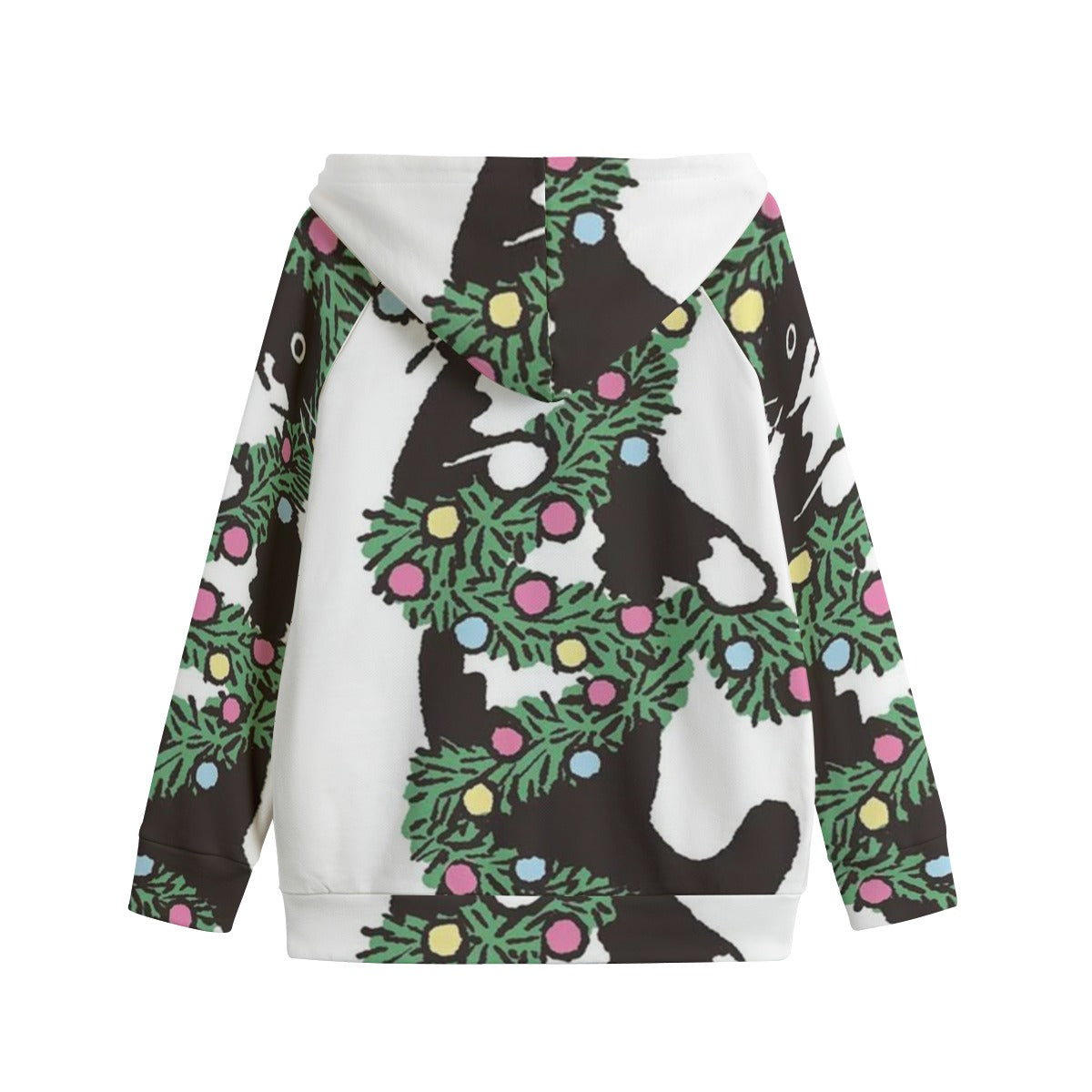 Christmas Tree Kids Zip-Up Hoodie