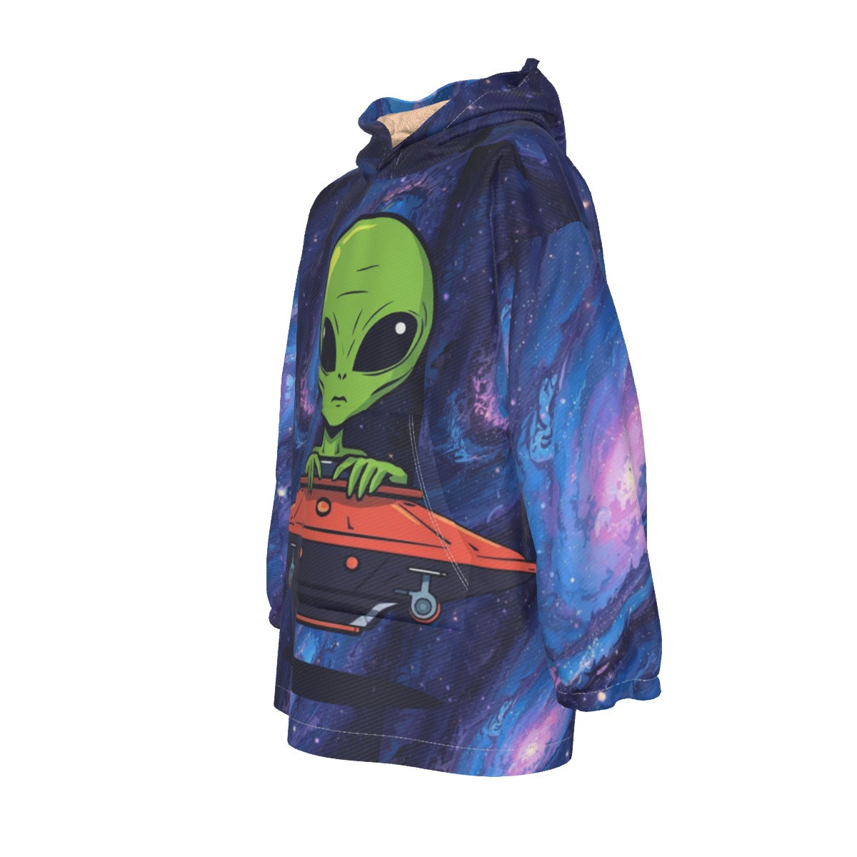 Alienated Kid's Sherpa Fleece Hoodie Blanket