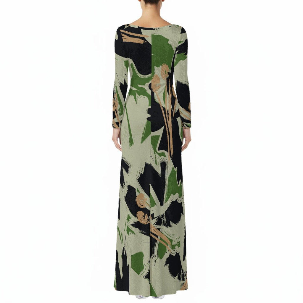 Celestial Beauty Velvet Maxi Dress