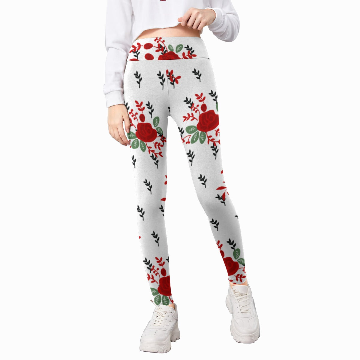A Rose No Thorns Kid's Leggings
