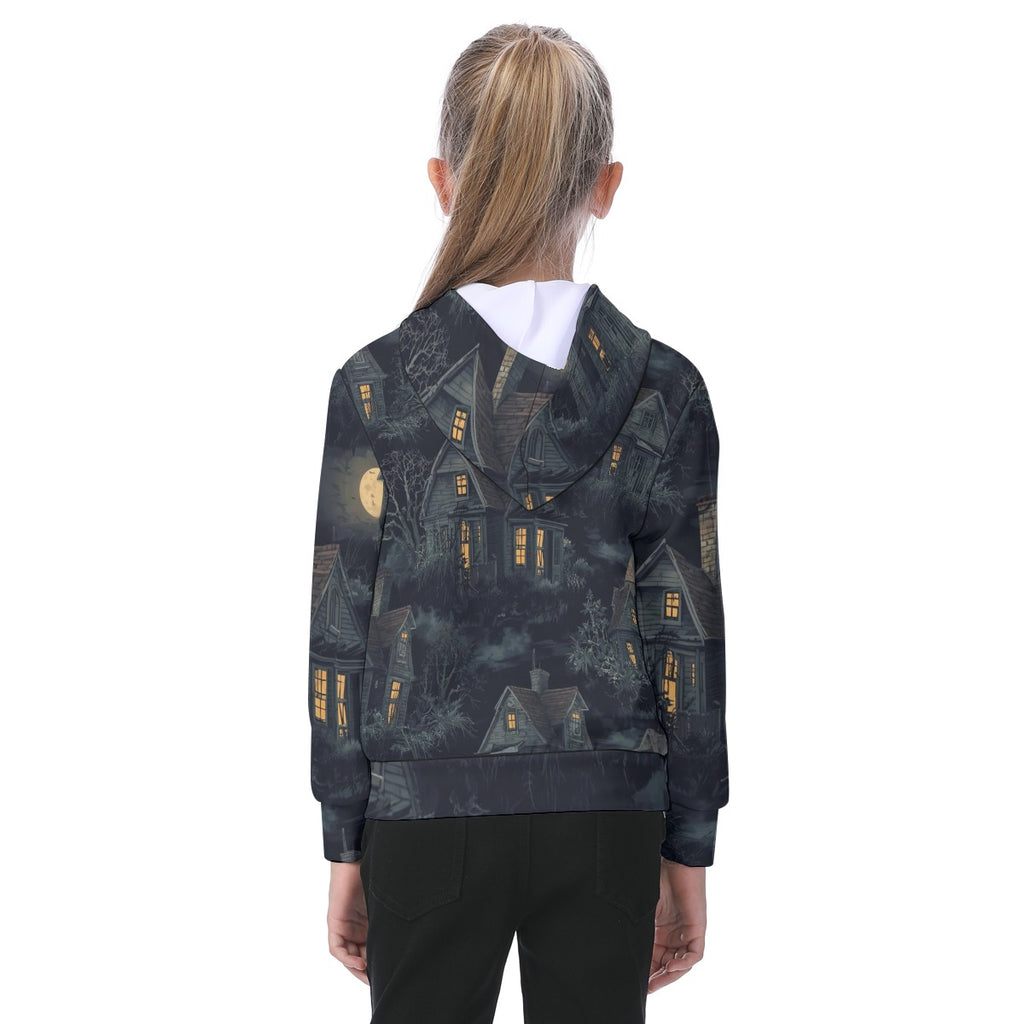 Spooky House Oversized Kid's Hoodie
