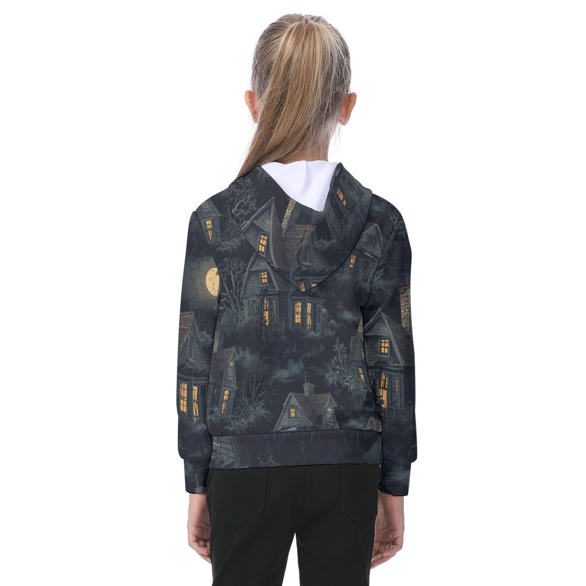 Spooky House Oversized Kid's Hoodie
