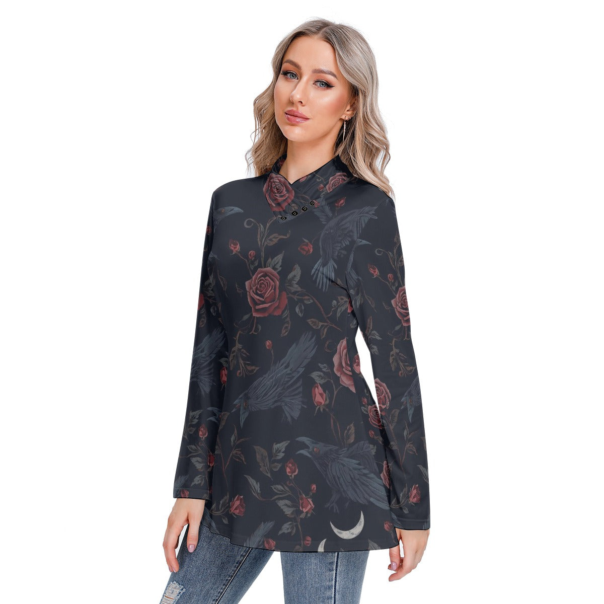 Poe Poe Spooky Women's Blouse