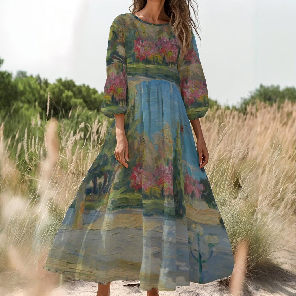 Bohemian Spirit Long Sleeve Dress