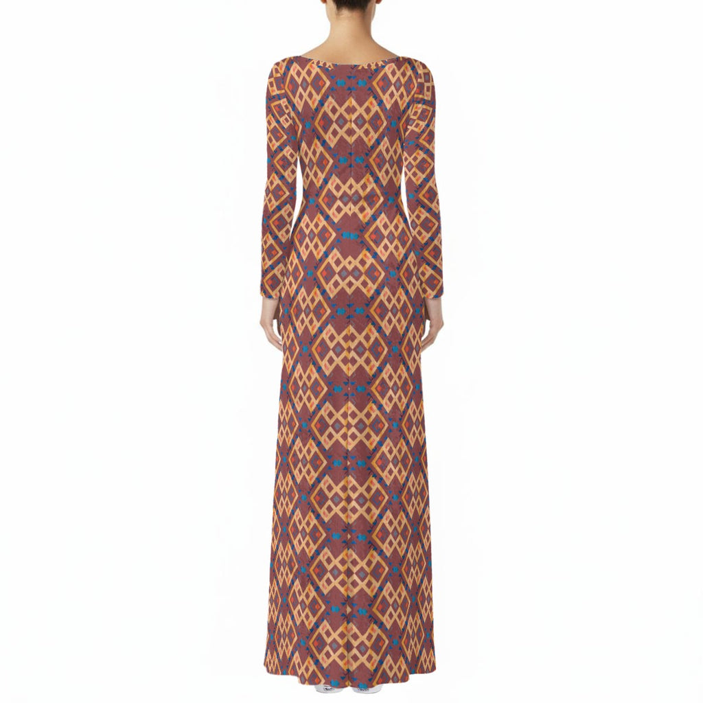 Moonlight Glow Velvet Maxi Dress