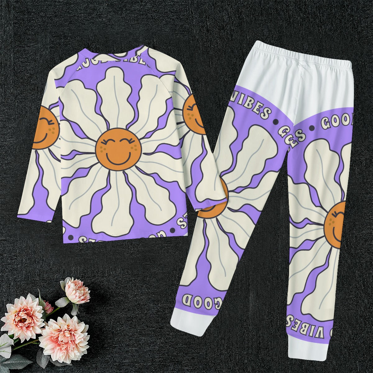Hippy Flower Kid's Sleep Pajamas