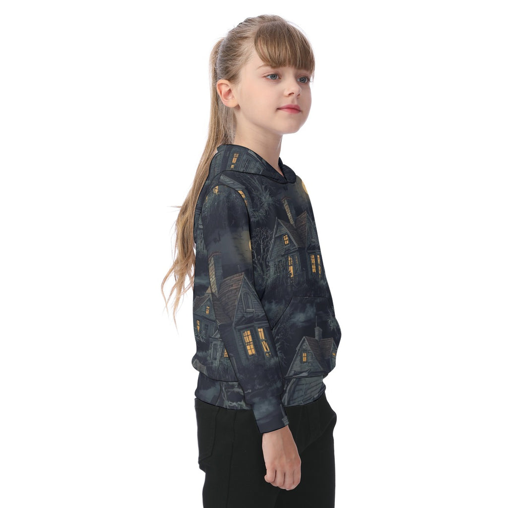 Spooky House Oversized Kid's Hoodie