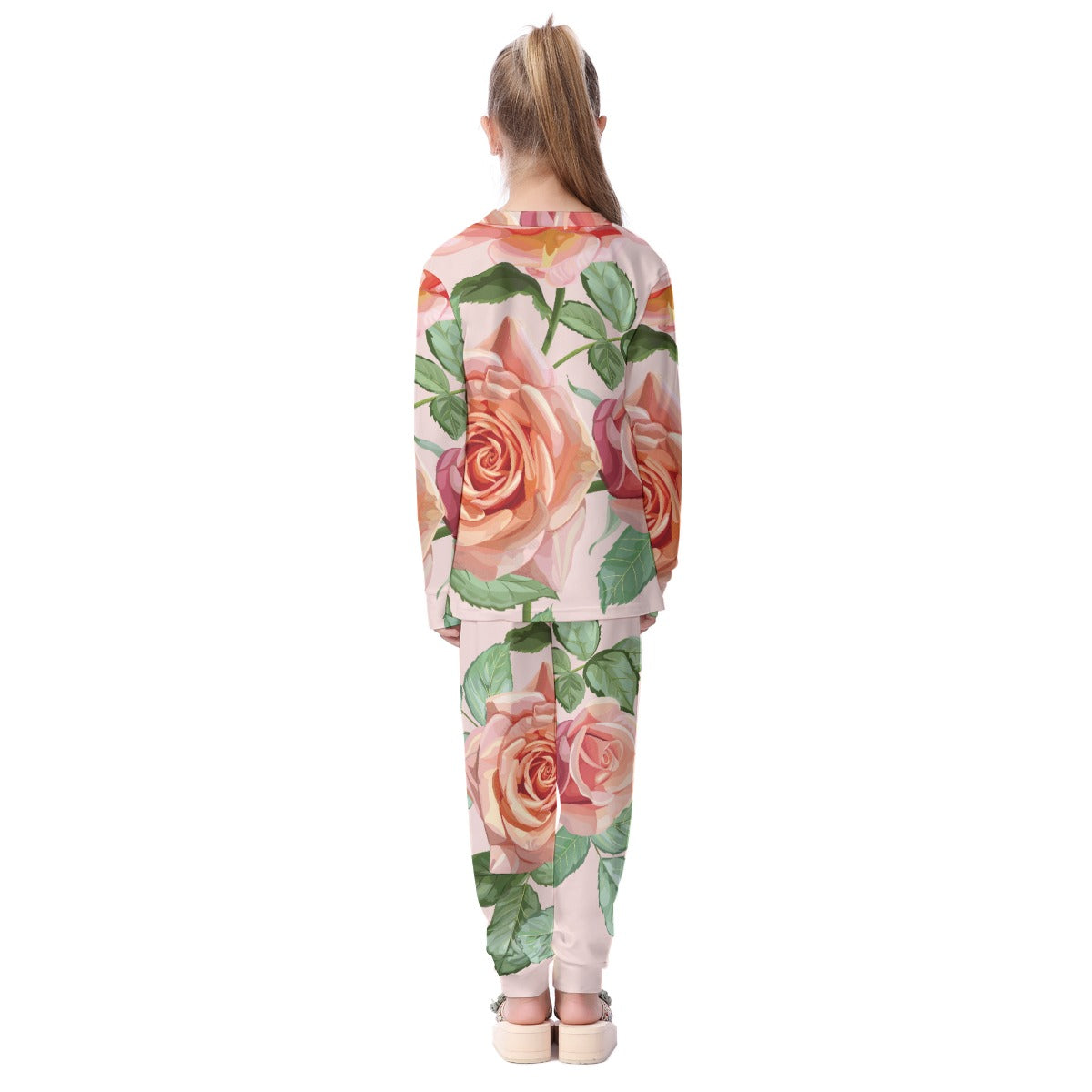 Rose Garden Kid's Pajamas Set