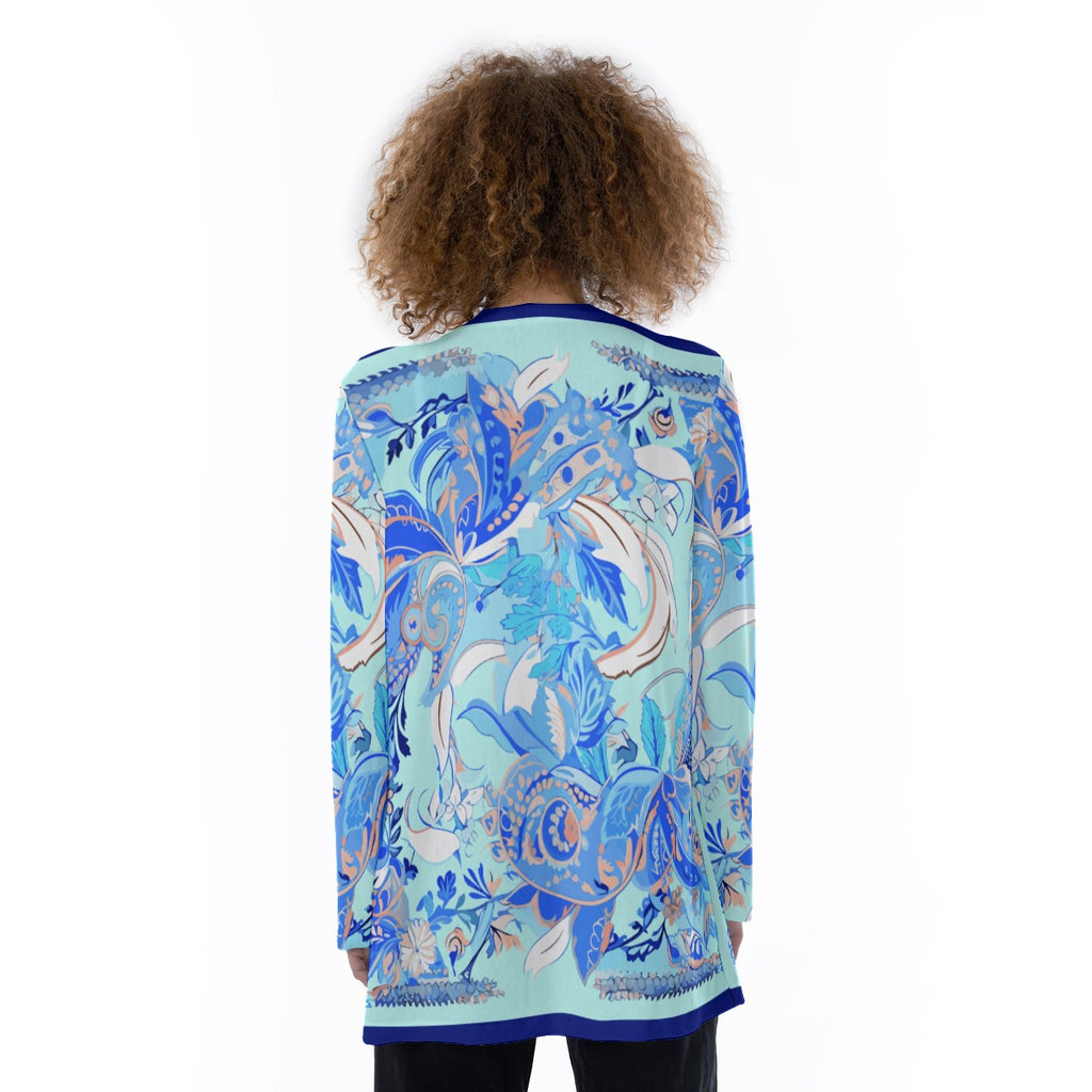Blue Seas Women's Cover With Pocket