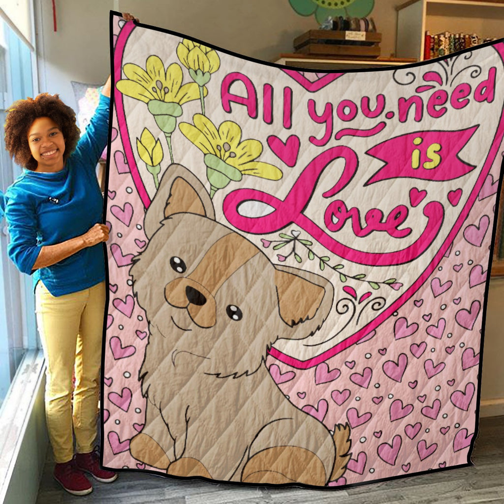 Puppy  Love Lightweight Quilt